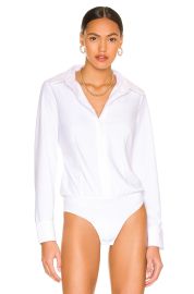 Commando Classic Oxford Shirt Bodysuit at Revolve