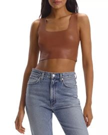 Commando Faux Leather Crop Top at Bloomingdales