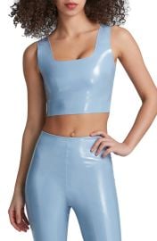 Commando Patent Faux Leather Crop Top at Nordstrom