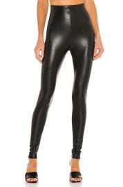 Commando Perfect Control Faux Leather Legging In Black at Revolve