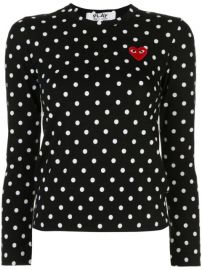 Comme Des Gar  ons Play Polka Dot T-shirt - Farfetch at Farfetch