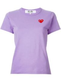 Comme Des Gar  ons Play heart logo T-shirt heart logo T-shirt at Farfetch