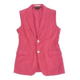 Comme des Garcons Pink Vest at Farfetch