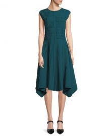 Compact Double Knit Asymmetric Sleeveless Dress by Narciso Rodriguez at Bergdorf Goodman