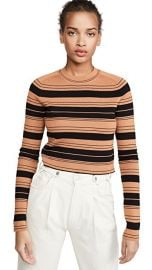 Compact Stripe Cropped Pullover at Shopbop