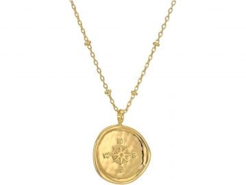 Compass Coin Necklace at Zappos