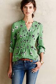 Composed Pintuck Buttondown at Anthropologie