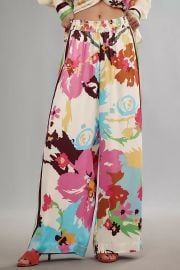 Conditions Apply Imara Satin Wide Leg Pants2 at Anthropologie