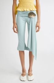 Conner Ives Mother of Pearl Shell Belt Capri Pants at Nordstrom