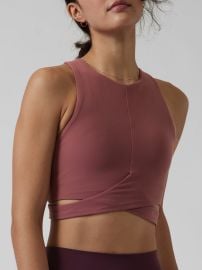 Conscious Crop Cutout Bra at Athleta