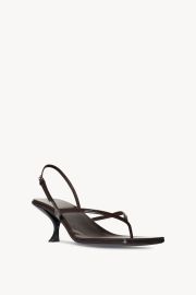 Constance Sandal in Leather at The Row