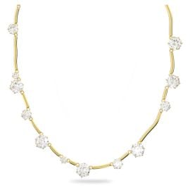 Constella necklace Mixed round cuts White Gold-tone plated at Swarovski