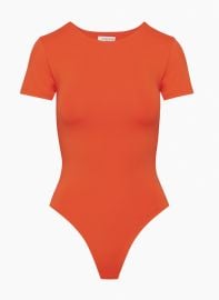 Contour at Aritzia Contour crew shortsleeve bodysuit at Aritzia