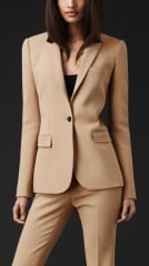 Contrast Collar Blazer at Burberry