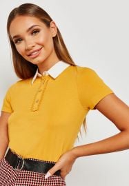 Contrast Detail Polo by Forever 21 at Forever 21