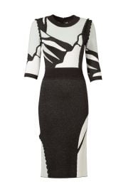 Contrast Intarsia Dress by Raoul at Rent The Runway