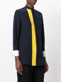 Contrast Stripe Shirt by Victoria Victoria Beckham at Farfetch