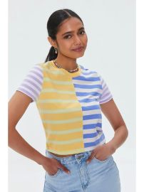 Contrast Stripe Tee at Forever 21 