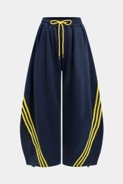 Contrast Tie-Up Barrel Trousers Micas at Micas