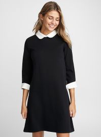  Contrast Trim Polo Dress by Twik at Simons