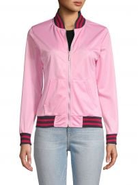 Contrast-Trimmed Bomber Jacket at Saks Off 5th