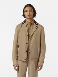 Contrast-Trimmed Tailored Shirt Jacket Scotch amp Soda at Scotch & Soda