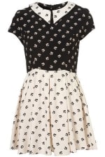 Contrast collar dress from Topshop on The Carrie Diaries at Topshop