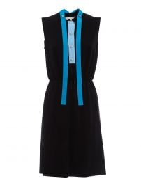 Contrasting Placket Dress by Gucci at ikrix