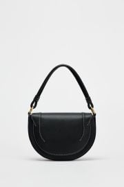 Contrasting Topstitching Crossbody Bag at Zara