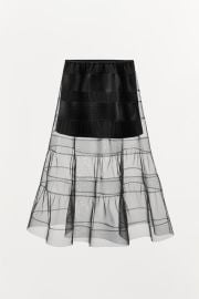 Contrasting Voluminous Tulle Skirt at Zara