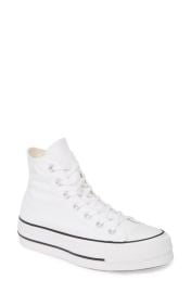 Converse Chuck Taylor(RAll Star(RLift High Top Platform Sneaker in Pink Clay/Black/White at Nordstrom