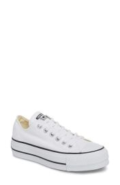 Converse Chuck Taylor(RAll Star(RPlatform Sneaker in White/Black/White at Nordstrom