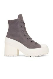 Converse High Top Chuck 70 De Luxe Heel Platform Sneaker in Sharkskin FWRD at FWRD