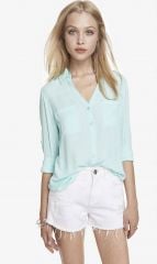 Convertible Portofino Shirt at Express