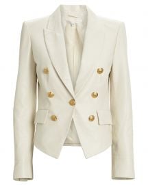 Cooke Leather Dickey Blazer at Intermix