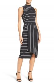 WornOnTV: Hilary’s black striped wrap dress on The Young and the ...