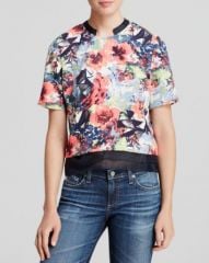 Cooper andamp Ella Tee - Elizabeth Organza Trim at Bloomingdales