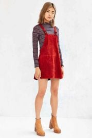 Cooperative Brandy Suede Overall Dress at Urban Outfitters