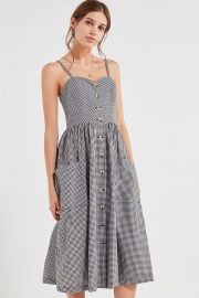 Cooperative Emilia Gingham Button-Down Midi Dress at Urban Outfitters