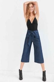 Cooperative Naomi Cropped Tie-Waist Pant at Urban Outfitters