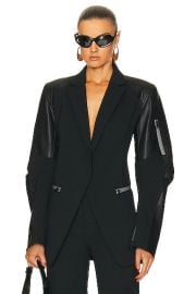 Coperni Biker Tailored Jacket in Black FWRD at FWRD