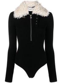 Coperni fleece-collar Ribbed Bodysuit - Farfetch at Farfetch