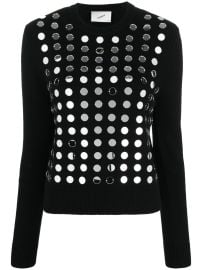 Coperni mirror-sequin Jumper Black at Farfetch