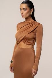 Copper Nessa Slinky Top at JLuxLabel