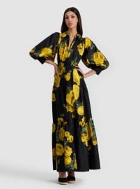 Cora Shirt Dress In Rosehips Alice Olivia at Alice + Olivia