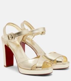 Cora leather sandals at Mytheresa