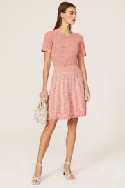 Coral Rib Knit Dress by Shoshanna Rent the Runway at Rent the Runway