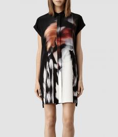 Coralee Woosh Dress at All Saints