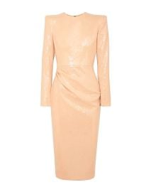 Corbet Gathered Sequined Crepe Midi Dress by Alex Perry at Yoox