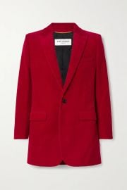 Cord Blazer by Saint Laurent at Net A Porter